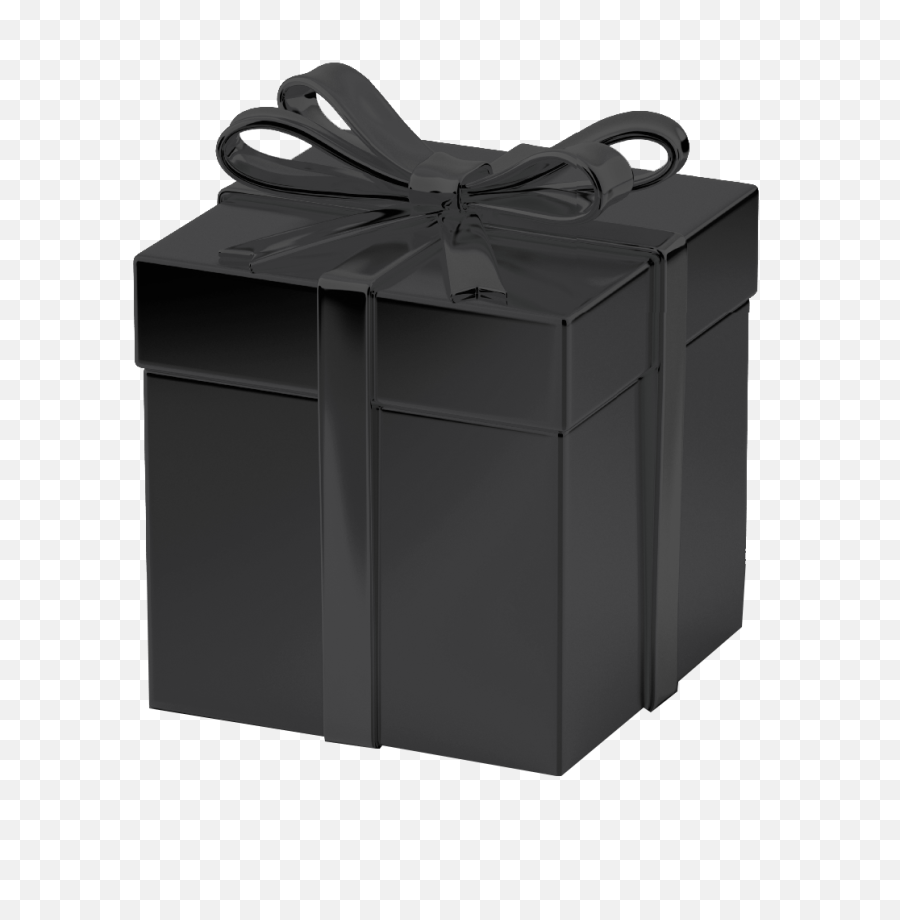 Black Gift Box Transparent Image Free - Black Gift Box Png,Transparent Box