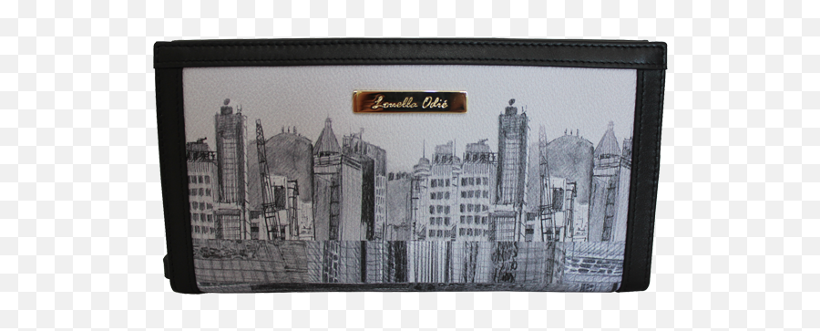 Skyline Leather Wallet - Thorn And Burrow Skyline Png,Cityscape Png
