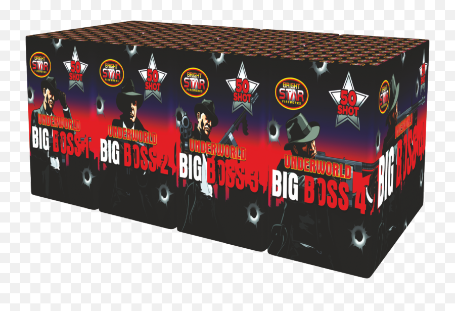 Big Boss 50 Shot Barrage 4 Piece Kit 13g - Box Png,Big Boss Png