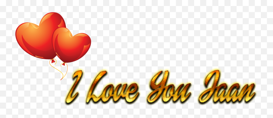 I Love You Jaan Heart Png - Heart,Love Heart Png