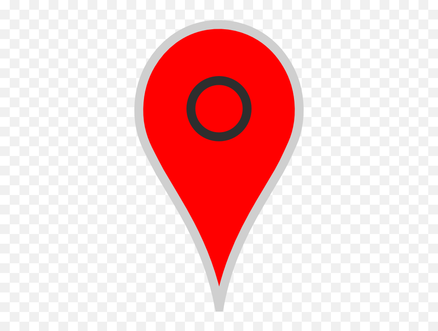 Google Map Pointer Red Clip Art - Vector Clip Emblem Png,Google Map Icon Png