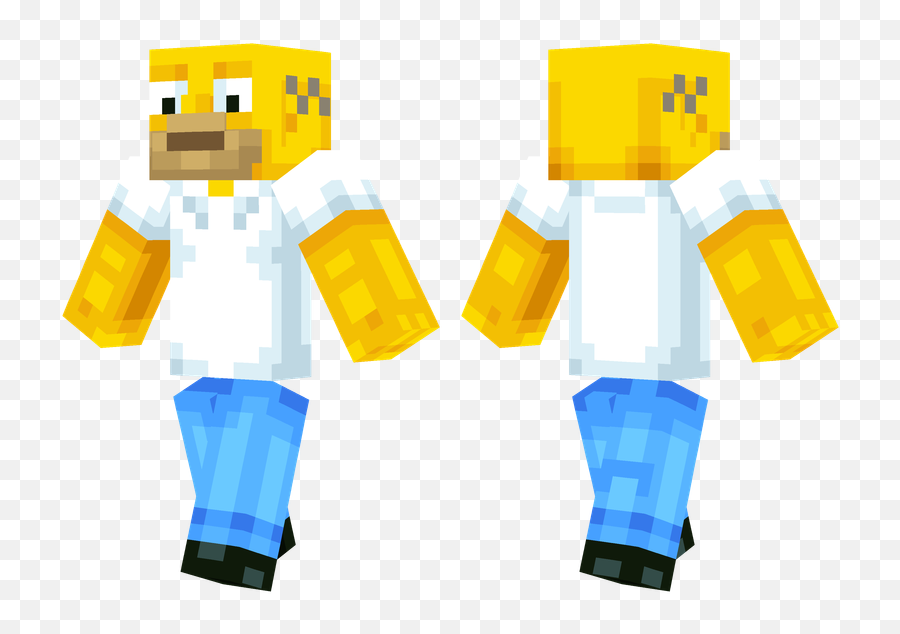 Homer Simpson Minecraft Skins - Homer Simpson Png,Homer Simpson Png