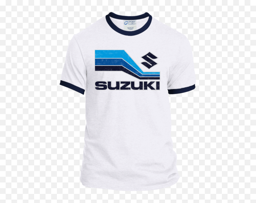 Suzuki Retro Motorcycle Motorbike Racing T - Shirt Amtrak T Shirt Png,Moto Gp Logos