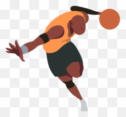 Ball Player Shorts Finger Palm Flat - Png Jugador De Basquet,Basketball Player Png