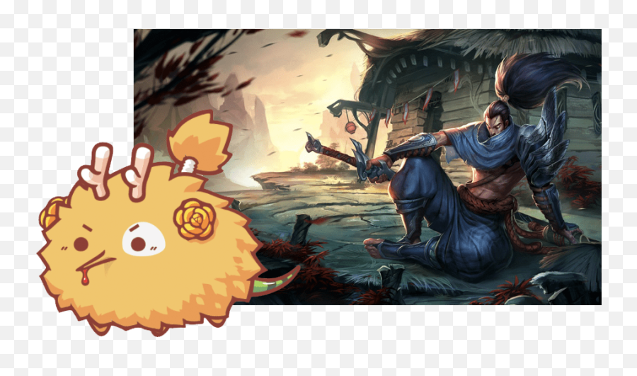 Download Hd Axie Yasuo - Samurai Yasuo 1 Mouse Pads Yasuo Style Png,Yasuo Png