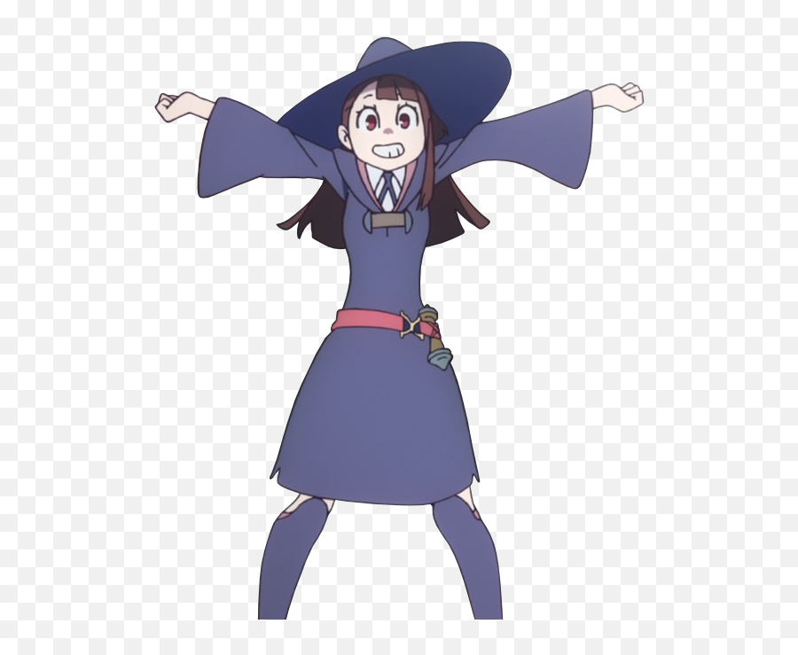 Asenshi - Akko Little Witch Academia Render Png,Yay Png