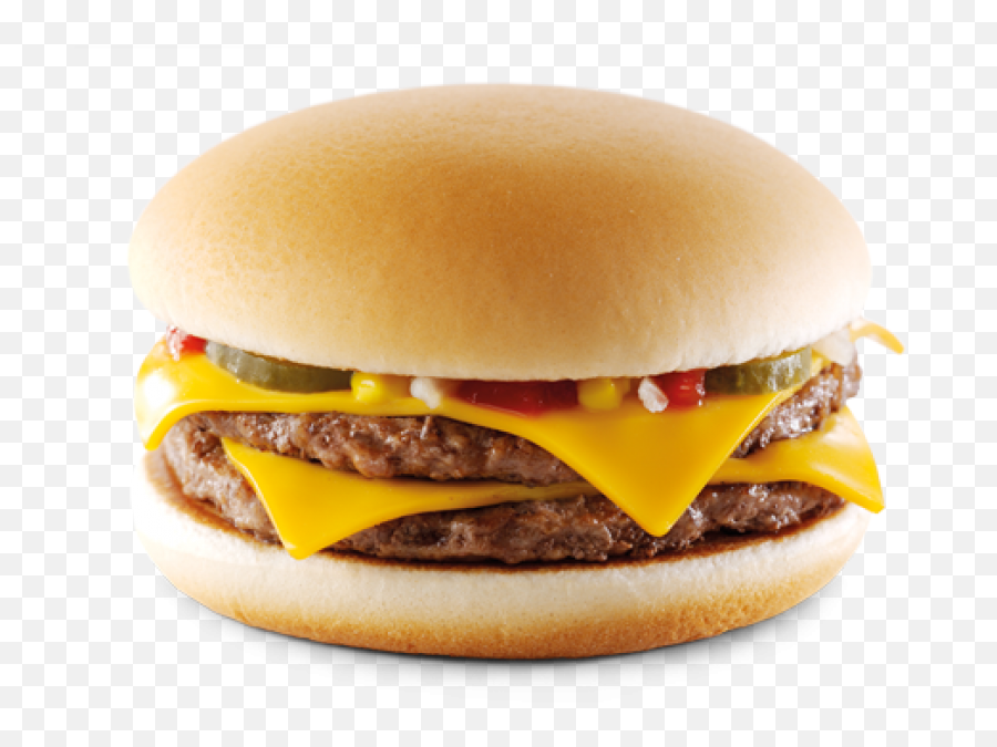 Mcdonaldu0027s Double Cheeseburger Hamburger Big Mac - Mcdonalds Double Plain Cheeseburger Png,Mcdonalds Png