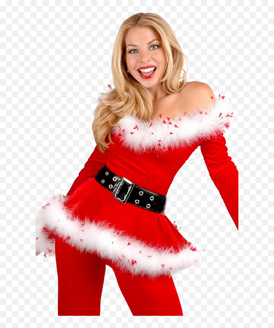 Christmas Dress Transparent Background - Sexy Santa Top Png,Dress Transparent Background