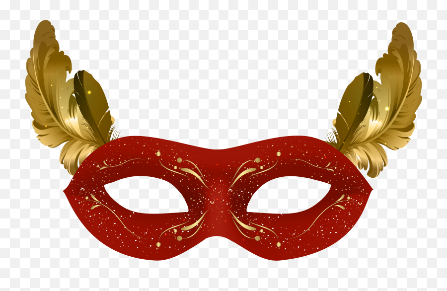 Red Masquerade Mask Transparent Png - Red Masquerade Mask Png,Masquerade Mask Png