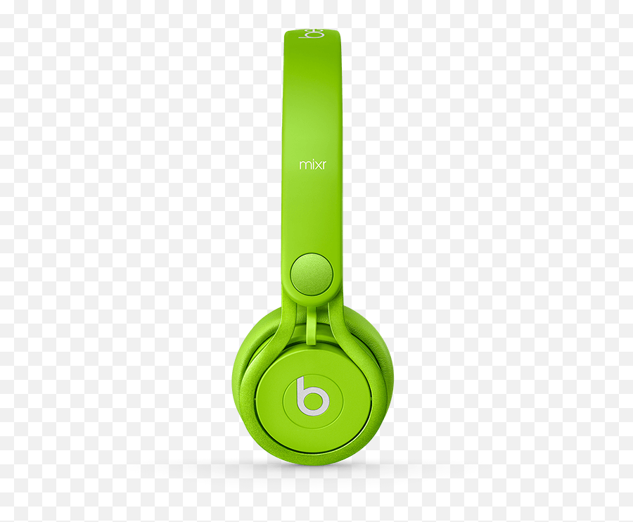 Download Hd Green Dj Headphones - Beats Mixr Green Beats Headphones Lime Green Png,Dj Headphones Png