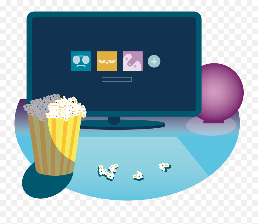 Download Hd Create Ambiances With Your Devices - Popcorn Illustration Png,Popcorn Transparent