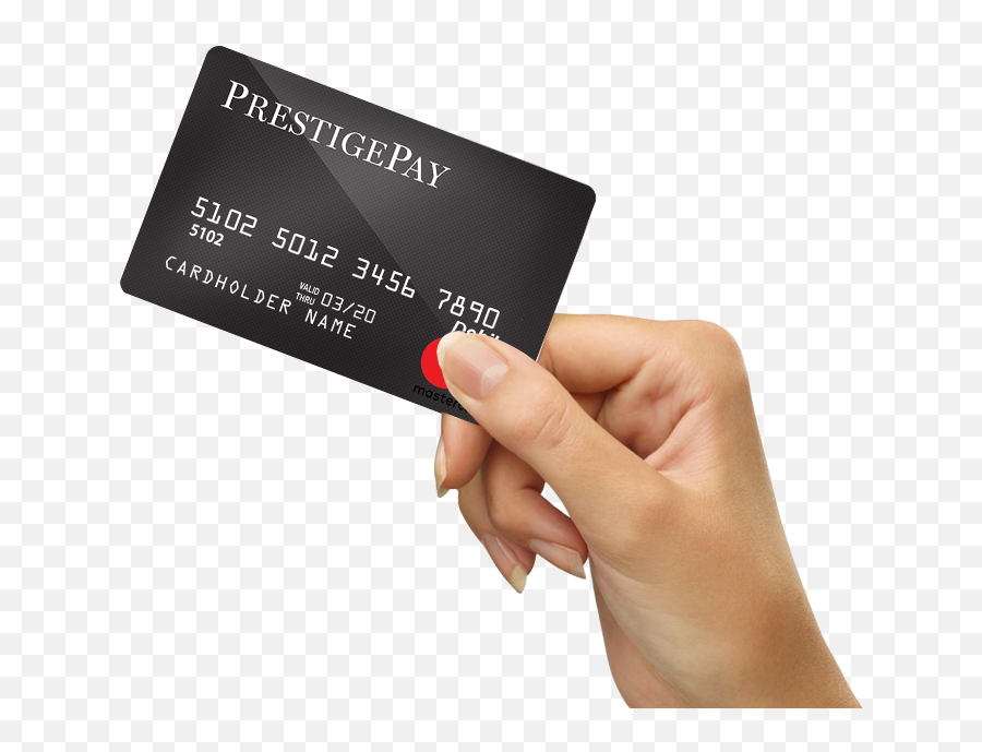 Download Prepaid Debit Card - Atm Card In Hand Png,Debit Card Png
