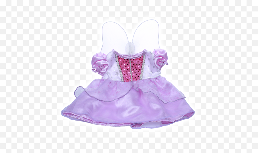 Purple Fairy Godmother Dress With Wings U2013 Build A Buddy Factory - Stuffed Toy Png,Fairy Godmother Png