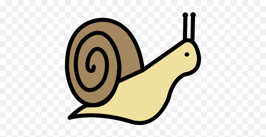 Mollusc Slow Slug Snail Icon - Cartoon Snail Png,Slug Png