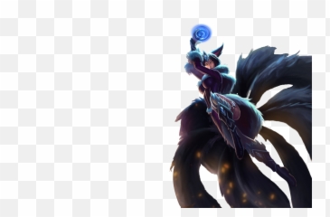 Midnight Ahri Splashart Png Image - League Of Legends Ahri,Ahri Png