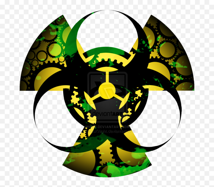 Biohazard Radioactive Transparent Png - Biohazard And Radiation Symbol,Radioactive Symbol Transparent