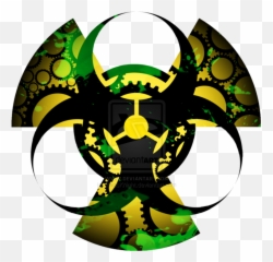 Biohazard Radioactive Transparent Png - And Radiation Symbol