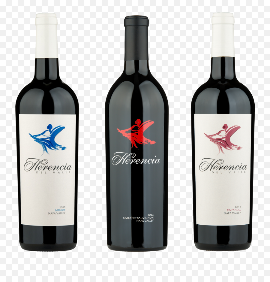 Red Wine Lovers Herencia Del Valle - Wine Bottle Png,Red Wine Png