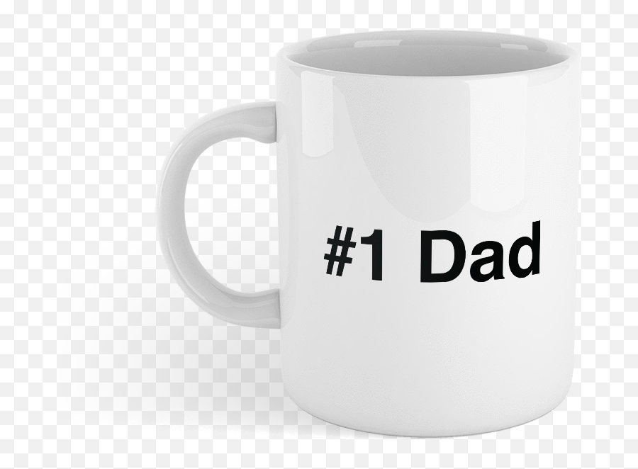 Fathers Day Mugs - Number 1 Dad Mug Transparent Png,Mug Transparent