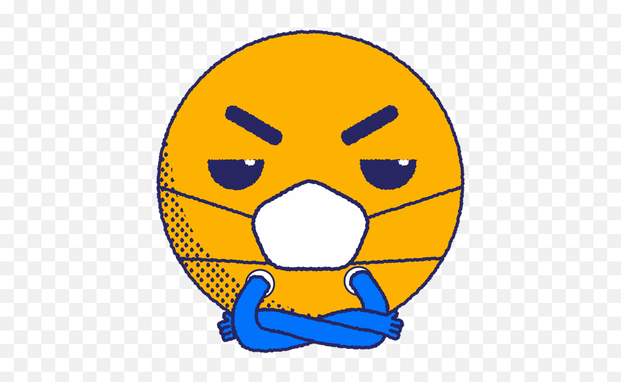 Angry Emoji With Face Mask Flat - Transparent Png U0026 Svg Imagenes De Emoji Triste,Angry Face Emoji Png