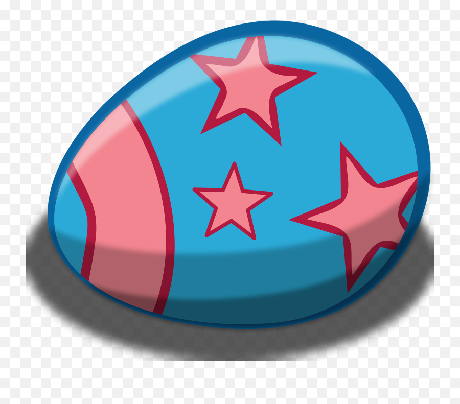 Easter Egg Blue Stars Clipart Free Download Transparent - Easter Egg Clip Art Png,Blue Stars Png