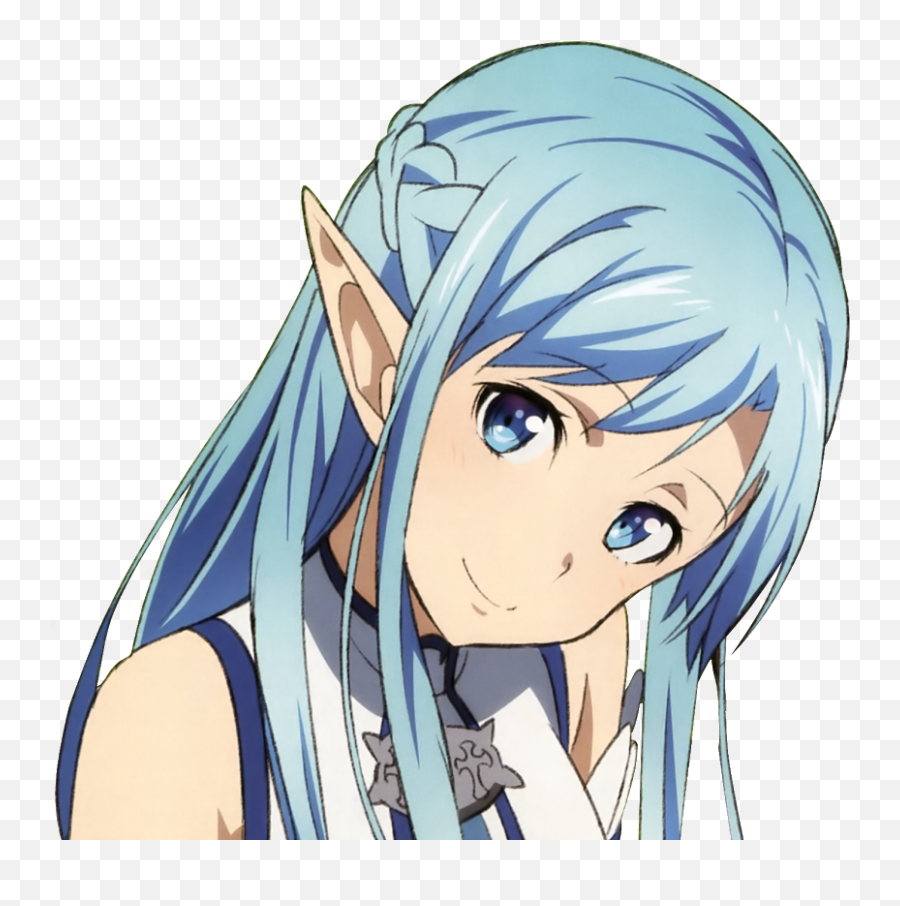 Asuna Png - Anime Characters With Long Blue Hair,Asuna Transparent - free  transparent png images 