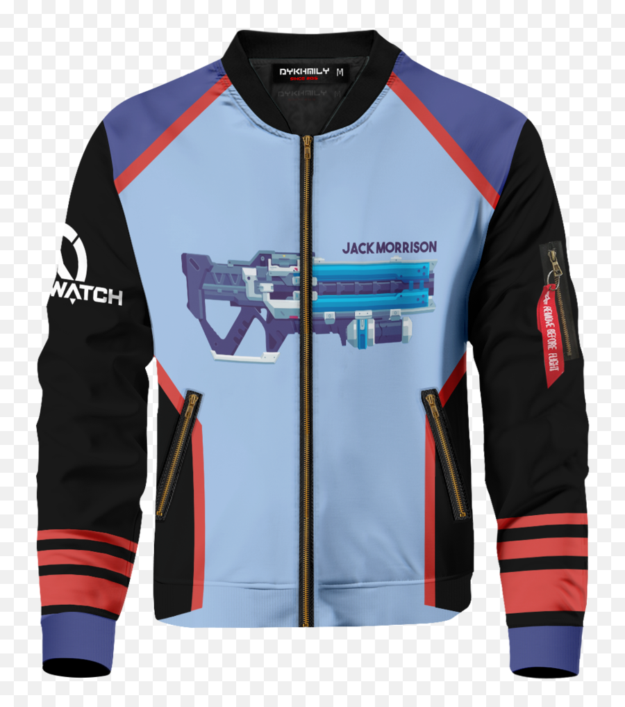 Hero Soldier 76 Bomber Jacket U2013 Fandomaniax - Store Sweater Png,Soldier 76 Png