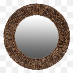 Driftwood Patchwork Mirror Unique Decorative Mirrors - Circle Png,Driftwood Png