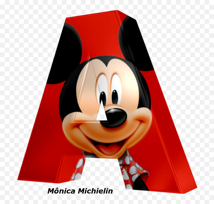 Monica Michielin Alfabetos Alfabeto Mickey Png - Mickey Png Hd,Mickey Png