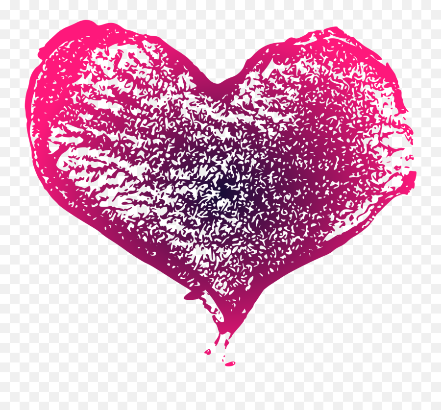 Grunge Heart Vector Eps Svg Png Transparent Onlygfxcom - Girly,Heart Vector Png