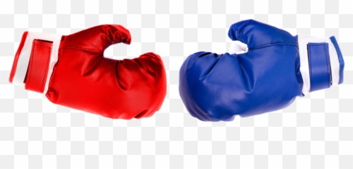 Hd Boxing Gloves Png Download - Red And Blue