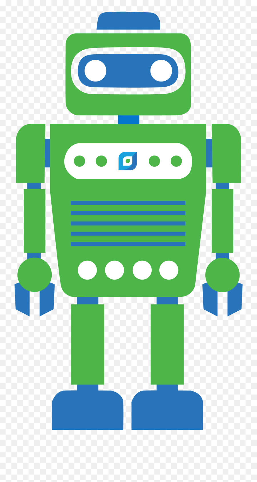 Will Your Next Accountant Be A Robot - Accounting Seed Green And Blue Robot Cartoon Png,Robot Transparent Background