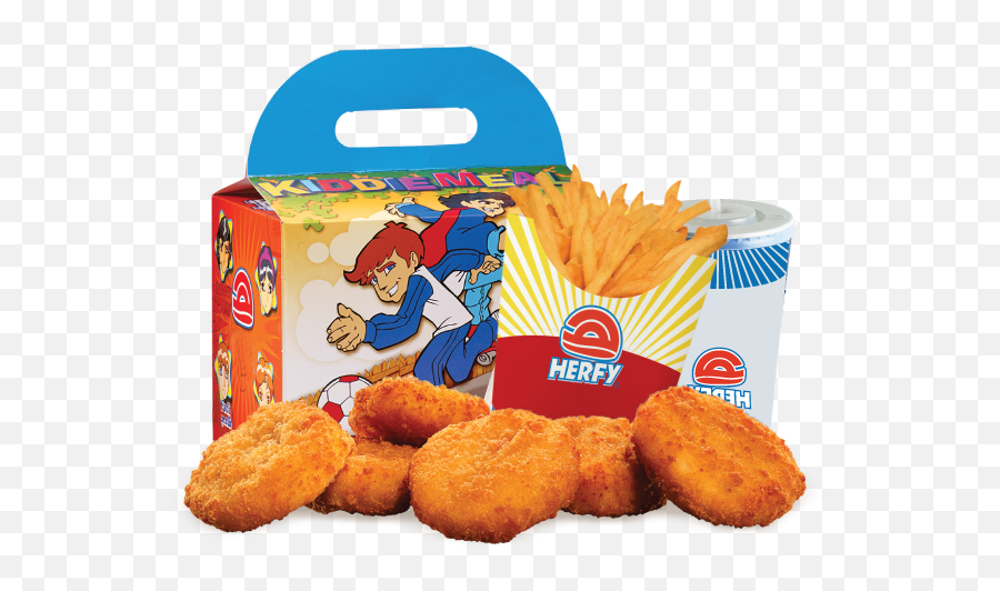 Chicken Nuggets - Herfy Kiddie Meal Girl Png,Chicken Nugget Png