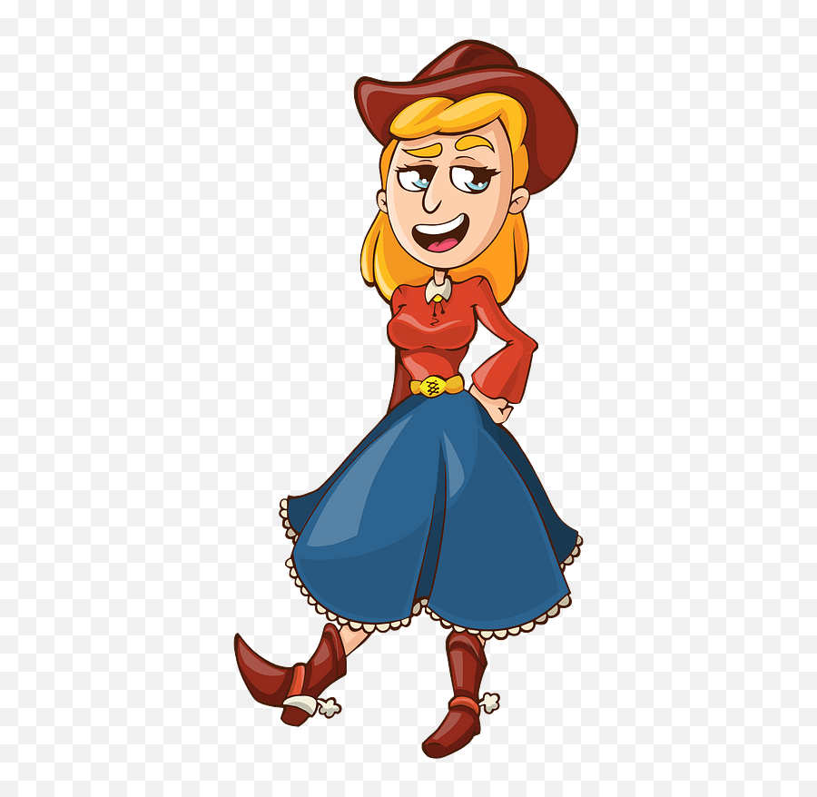 Cowgirl Clipart Free Download Transparent Png Creazilla - Cartoon Cowgirl And Cowboy,Cowgirl Png