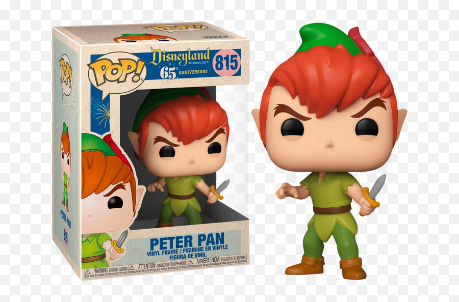 Funko Pop Peter Pan - Peter Pan Disneyland 65th Anniversary 815 Png,Peter Pan Png