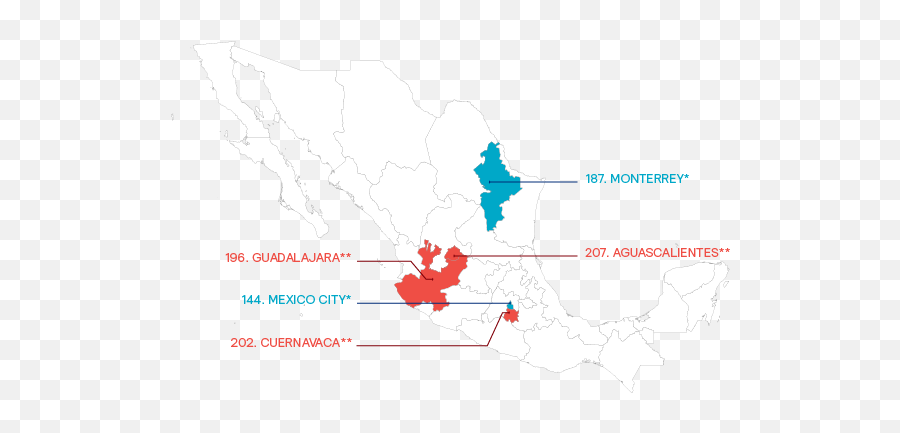 2019 Cost Of Living Ranking Mexico - Cost Of Living In Mexico Png,Mexican Png