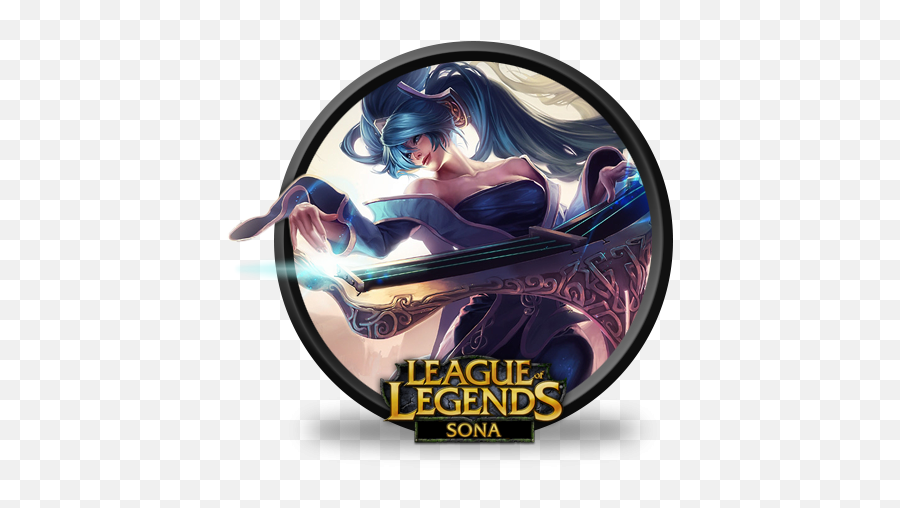 Legends Sona Icon Png Clipart - League Of Legend Sona,League Of Legends Icon Png