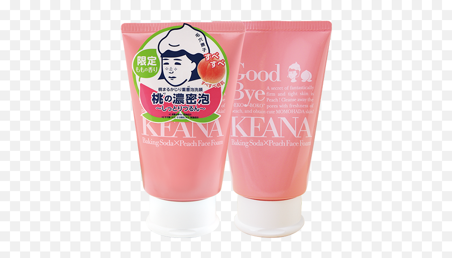 Keana Baking Soda Peach Face Foam Wash Ishizawa Laboratories - Keana Baking Soda Facial Wash Png,Baking Soda Png