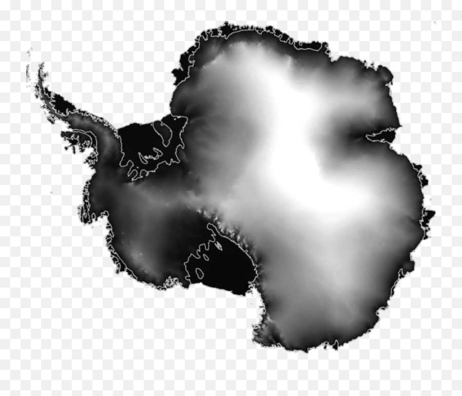 Index Of Cryodatadrainagedivides - Temperature Map Of Antarctica Png,Shadow Figure Png