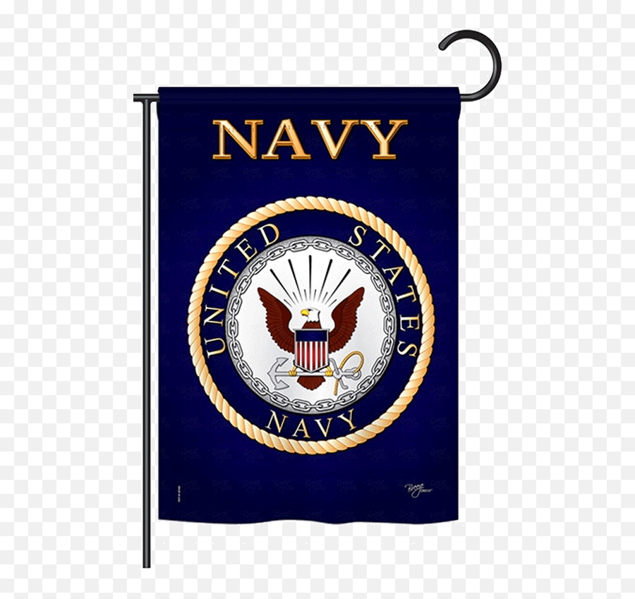 Navy Garden Flag United States Military Flags Gazebo - Vertical Png,Pow Mia Logo