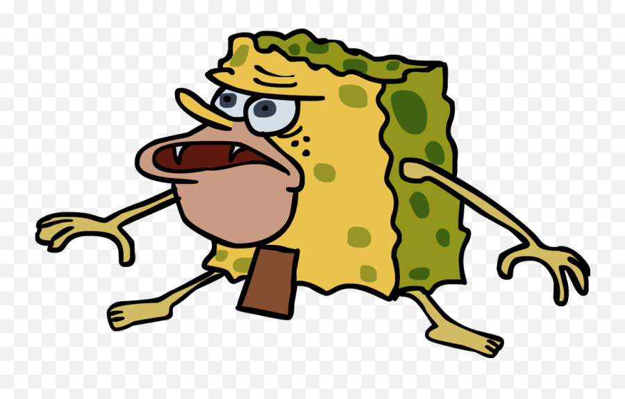 Cave Man Png - Png Memes Clipart Full Size Clipart Sponge Bob Caveman,Png Memes