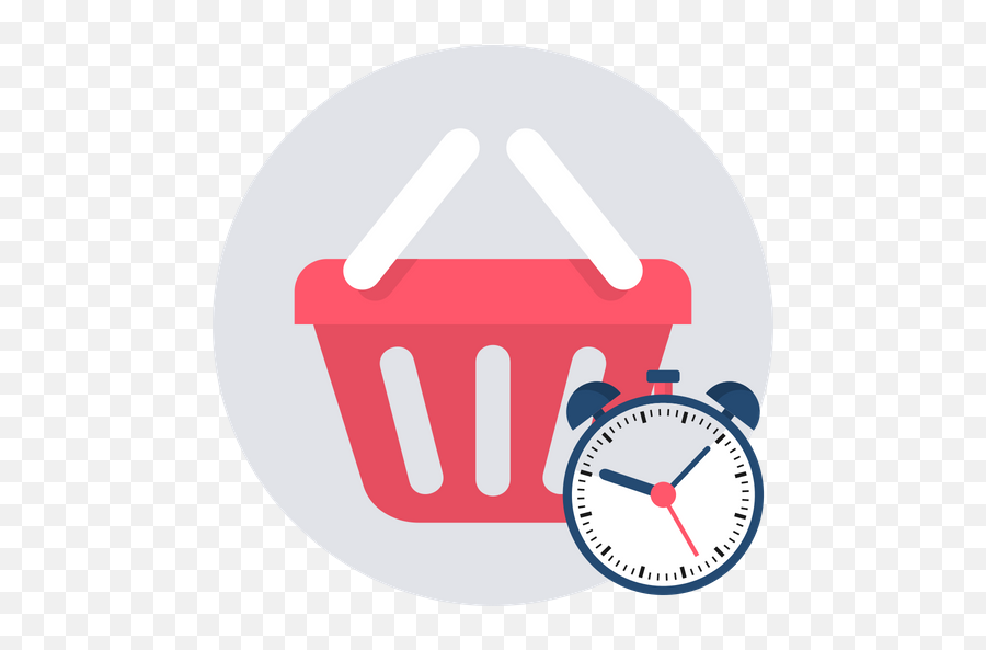Shopping Time Icon Of Rounded Style - Available In Svg Png Shopping Time Icon Png,Time Icon Png