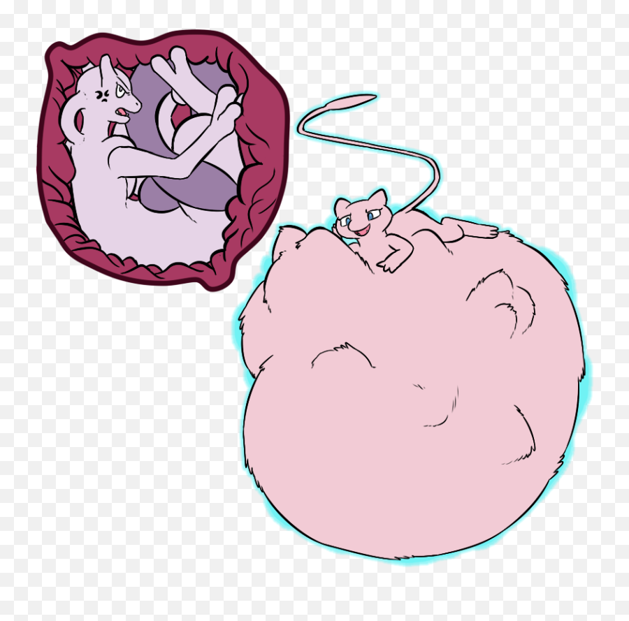 Another Mew Picture - Pokemon Mew Vore Mewtwo Png,Mew Transparent
