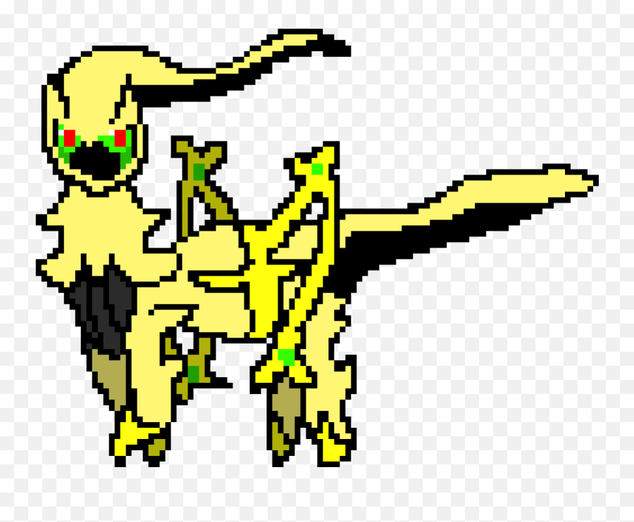 Shiny Arceus Sprite Pixel Art Maker Png