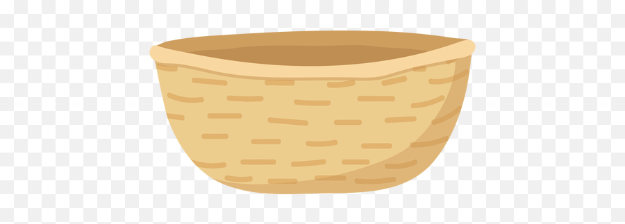 Beige Basket Flat Illustration - Transparent Png U0026 Svg Transparent Basket Vector Png,Basketball Outline Png