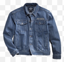 Harley - Davidson Genuine Menu0027s Bar U0026 Shield Logo Denim Jacket Harley Davidson Denim Jacket For Men Png,Jacket Png