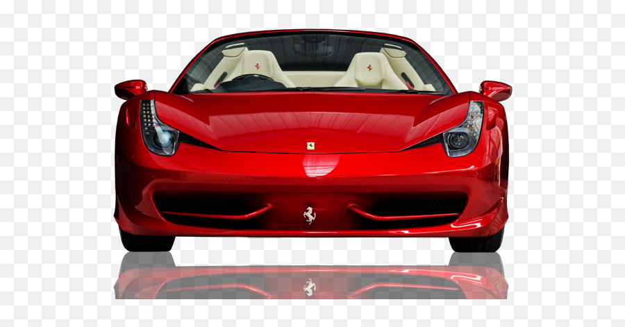 Supercar Group Png Image - Ferrari 458,Car Front View Png