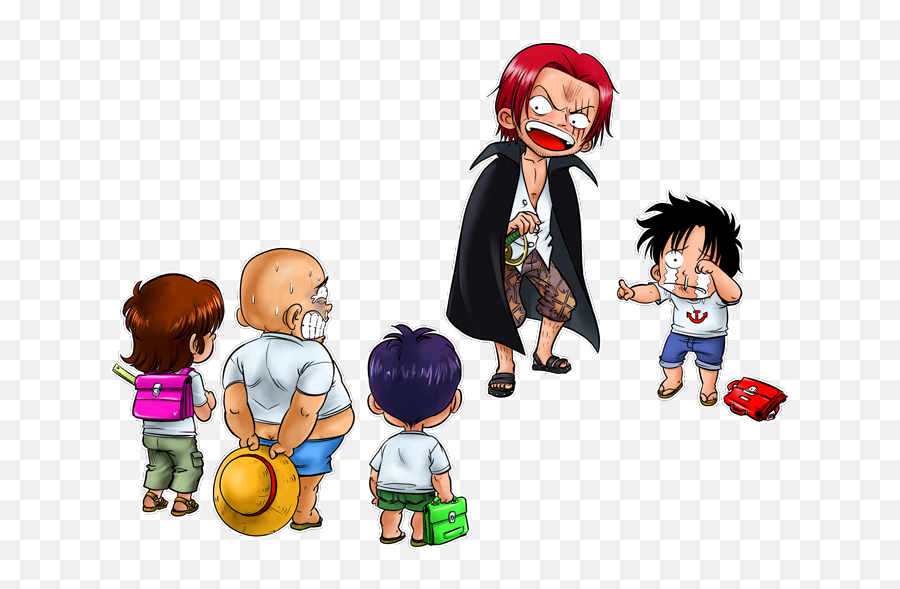 Monkey D Luffy And Red - Shanks X Luffy Png,Monkey D Luffy Icon