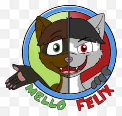 Icons Gift Art - Mello And Felix By Squirrelman Fur Fictional Character Png,Furaffinity Transparent Icon