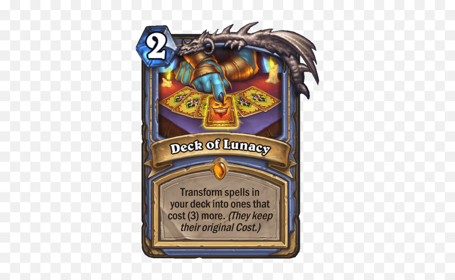 New Mage Legendary Card Revealed - Deck Of Lunacy Hearthstone Png,Mage Icon League